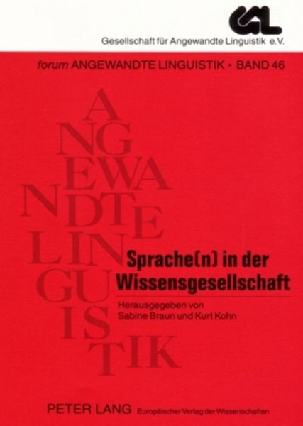 Produktbild: Sprache(n) in der Wissensgesellschaft
