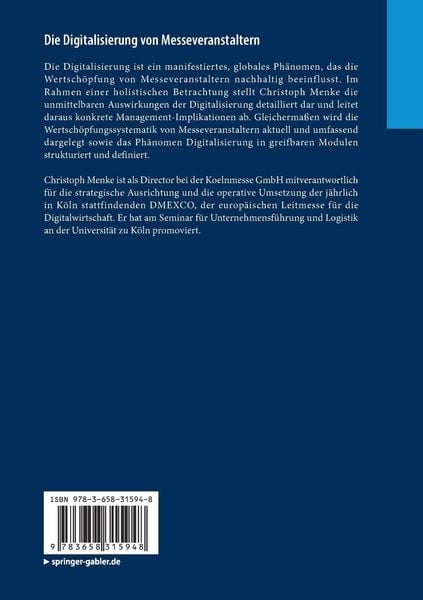 Produktbild: Die Digitalisierung von Messeveranstaltern