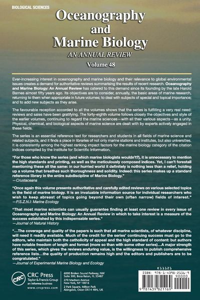 Produktbild: Oceanography and Marine Biology
