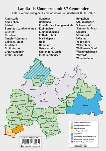 Produktbild: Wappen, Flaggen und Siegel LANDKREIS S&Ouml;MMERDA - Ein Lexikon - Ausgabe 2026