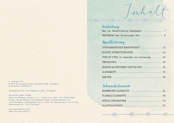 Produktbild: Handlettering u. Schmuckelemente