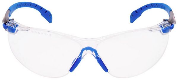 Produktbild: 3M Solus S1101SGAF Schutzbrille mit Antibeschlag-Schutz Blau, Schwarz EN 166 DIN 166