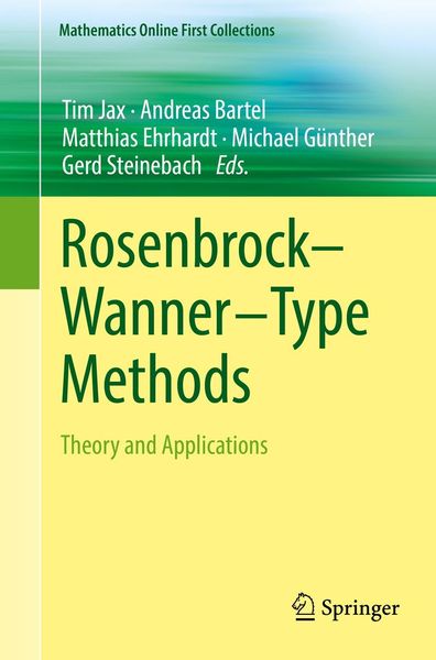 Produktbild: Rosenbrock-Wanner-Type Methods