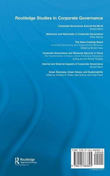 Produktbild: Green Business, Green Values, and Sustainability