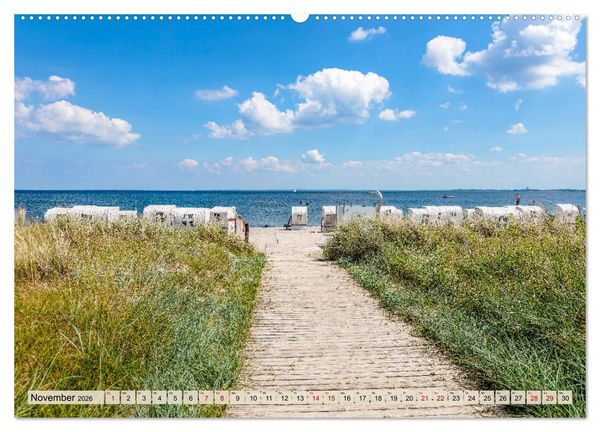 Produktbild: Ostseeb&auml;der an der L&uuml;becker Bucht (Wandkalender 2026 DIN A2 quer), CALVENDO Monatskalender