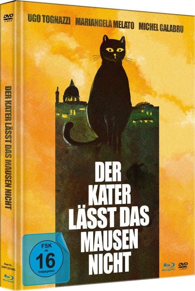 Produktbild: Der Kater l&auml;sst das Mausen nicht - Kinofassung (Uncut Limited Mediabook, vom 2K-Master neu abgetastet, Blu-ray+DVD+Booklet)
