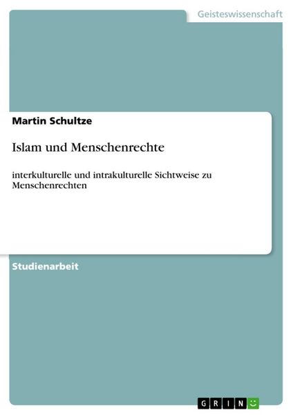 Produktbild: Islam und Menschenrechte