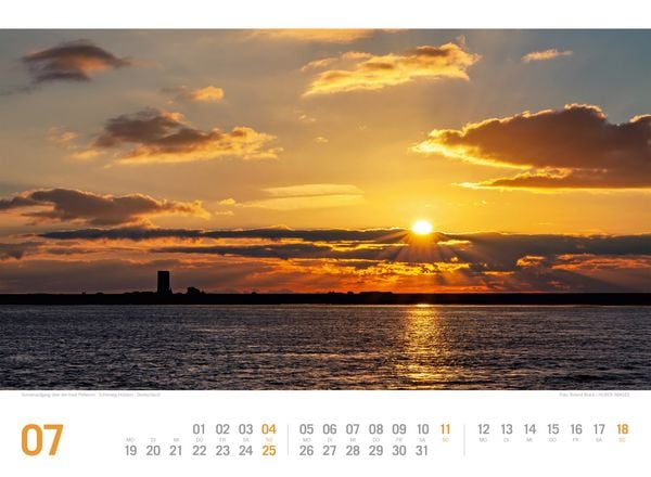 Produktbild: Nordsee ReiseLust Kalender 2027 | von Ostfriesland bis nach Sylt