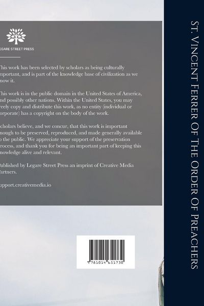 Produktbild: St. Vincent Ferrer Of The Order Of Preachers: His Life, Spiritual Teaching, And Practical Devotion, Tr. By T. A. Dixon