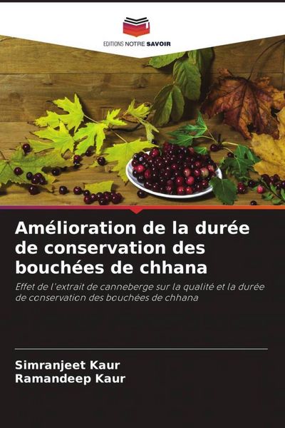 Produktbild: Am&eacute;lioration de la dur&eacute;e de conservation des bouch&eacute;es de chhana