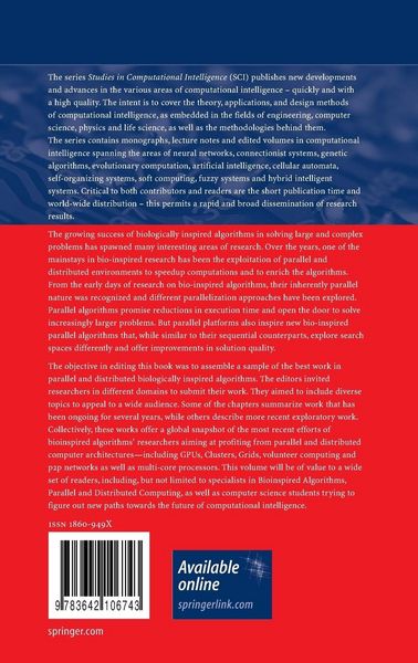 Produktbild: Parallel and Distributed Computational Intelligence