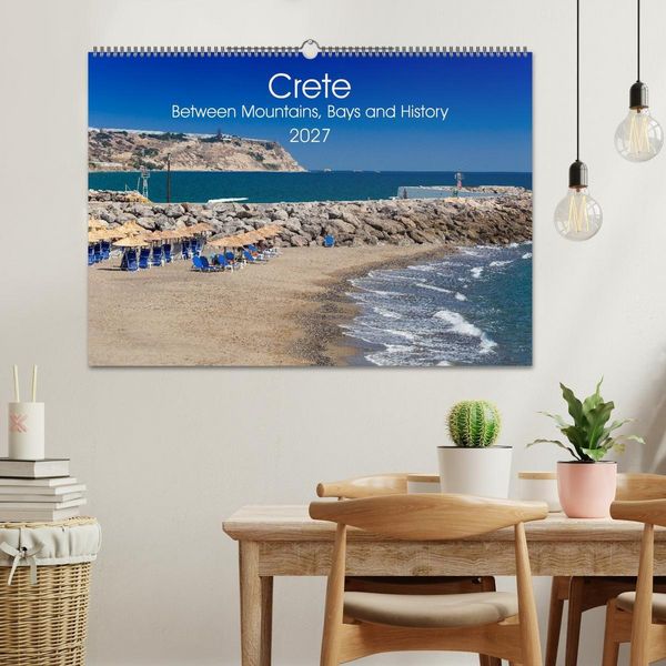 Produktbild: Crete - Between Mountains, Bays and History (Wall Calendar 2027 DIN A2 landscape), CALVENDO 12 Month Wall Calendar