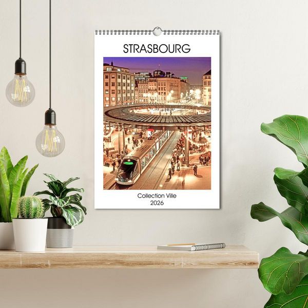 Produktbild: Collection Ville STRASBOURG (Calendrier mural 2026 DIN A3 horizontal), CALVENDO calendrier mensuel