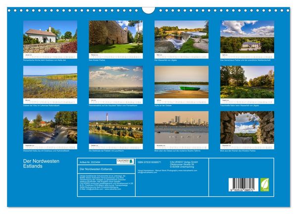 Produktbild: Der Nordwesten Estlands (Wandkalender 2026 DIN A3 quer), CALVENDO Monatskalender