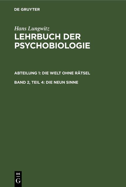 Produktbild: Die Welt ohne R&auml;tsel, Teil 4. Die neun Sinne
