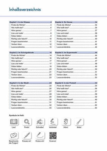 Produktbild: Mein DaZ-Lernheft &ndash; Mit Wimmelbildern Wortschatz und Grammatik &uuml;ben