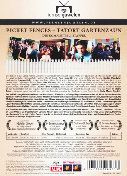 Produktbild: Picket Fences - Tatort Gartenzaun - Die komplette Staffel 2 [6 DVDs]