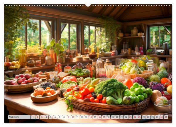 Produktbild: Ein Jahr voller Genuss (Wandkalender 2026 DIN A2 quer), CALVENDO Monatskalender