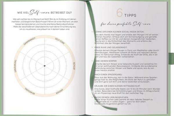 Produktbild: Self-care Tagebuch Mint