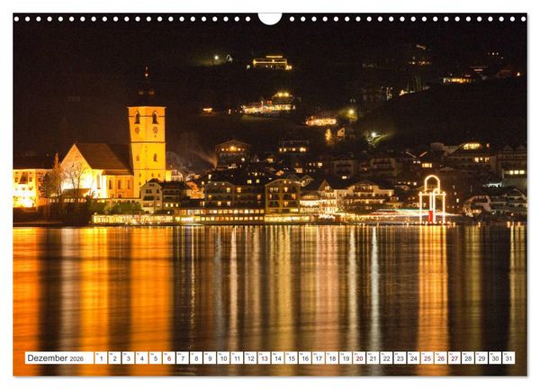 Produktbild: Der sch&ouml;ne Wolfgangsee im Salzkammergut (Wandkalender 2026 DIN A3 quer), CALVENDO Monatskalender