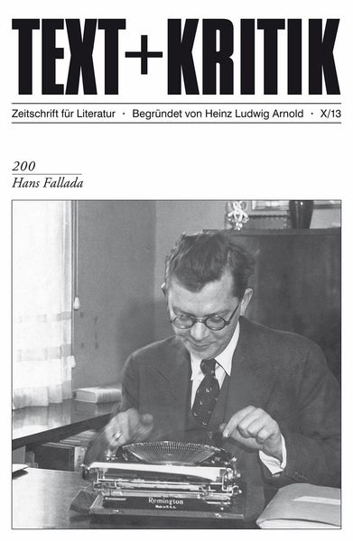 Produktbild: TEXT+KRITIK 200 - Hans Fallada