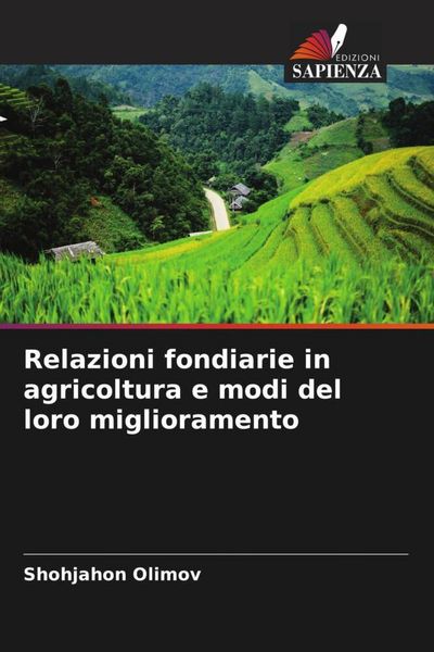 Produktbild: Relazioni fondiarie in agricoltura e modi del loro miglioramento