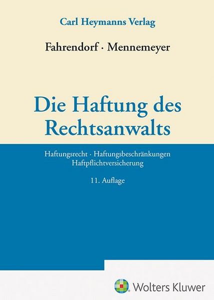 Produktbild: Die Haftung des Rechtsanwalts
