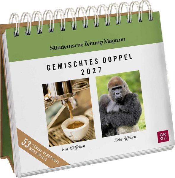 Produktbild: Postkartenkalender 2027: Gemischtes Doppel