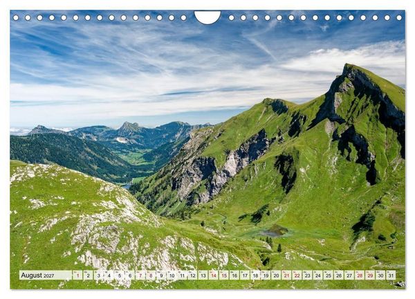 Produktbild: Allg&auml;uer Alpen 2027 (Wandkalender 2027 DIN A4 quer), CALVENDO Monatskalender