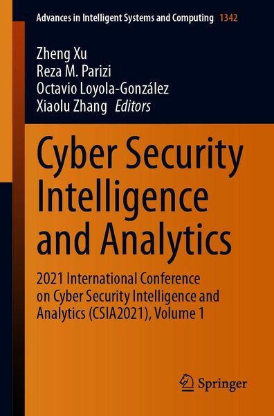 Produktbild: Cyber Security Intelligence and Analytics