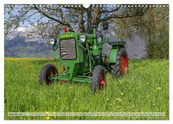 Produktbild: Traktoren &ndash; Nostalgie auf dem Bauernhof (Wandkalender 2026 DIN A3 quer), CALVENDO Monatskalender