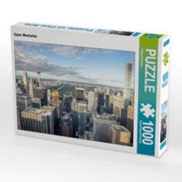 CALVENDO Puzzle Skyline Upper Manhattan | 1000 Teile Lege-Größe 64x48cm Foto-Puzzle für glückliche Stunden