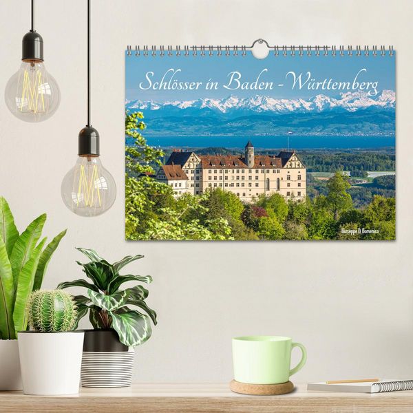 Produktbild: Schl&ouml;sser in Baden-W&uuml;rttemberg (Wandkalender 2026 DIN A4 quer), CALVENDO Monatskalender