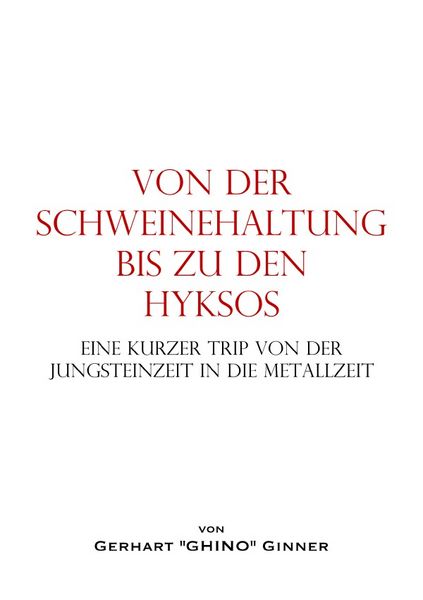 Produktbild: Von der Schweinehaltung bis zu den Hyksos