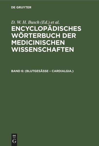Produktbild: (Blutges&auml;sse - Cardialgia.)