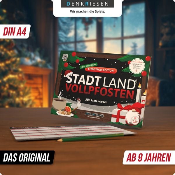 Denkriesen - Stadt Land Vollpfosten® - Christmas Edition - "alle Jahre Wieder."
