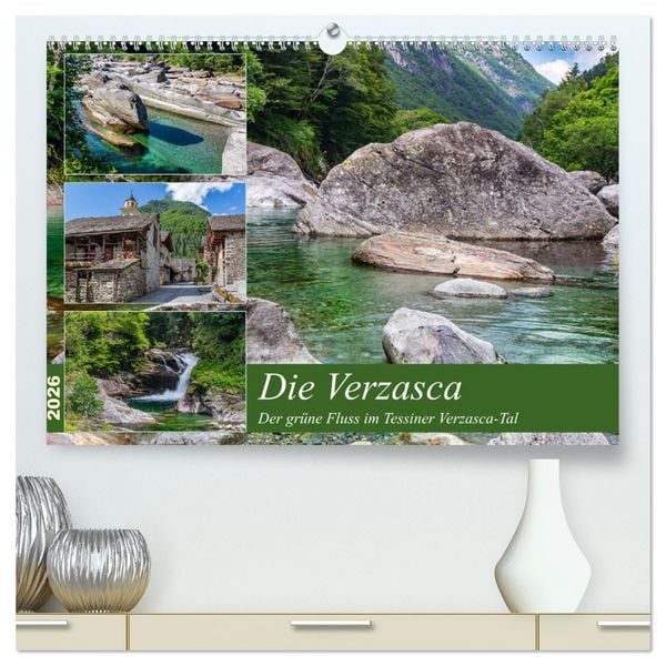 Produktbild: Der gr&uuml;ne Fluss (hochwertiger Premium Wandkalender 2026 DIN A2 quer), Kunstdruck in Hochglanz