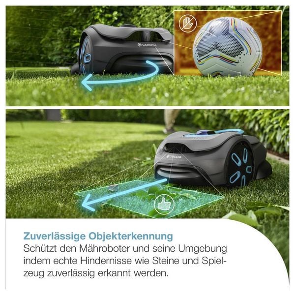 Produktbild: GARDENA 19942-20 M&auml;hroboter smart SILENO sense M&auml;hroboter Geeignet f&uuml;r Fl&auml;che max. 600m&sup2;