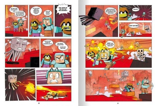 Produktbild: Tagebuch eines Noobs Kriegers - Der Comic Bd. 2 - Chaos im Nether