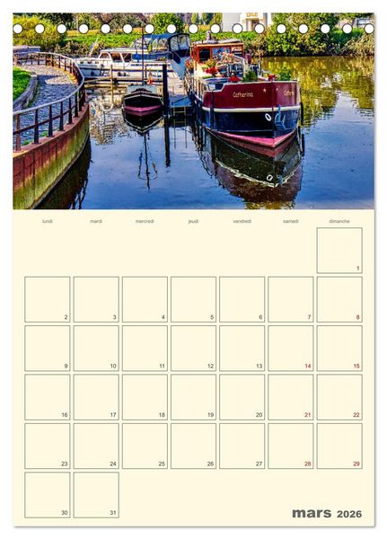 Produktbild: Comt&eacute; belge de Flandre (Calendrier de bureau 2026 DIN A5 horizontal), CALVENDO calendrier mensuel
