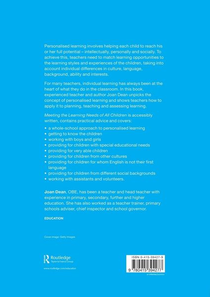 Produktbild: Meeting the Learning Needs of All Children