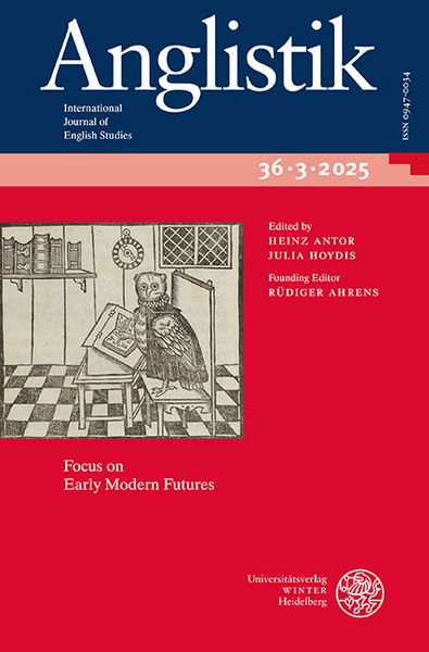 Produktbild: Anglistik. International Journal of English Studies. Volume 36:3 (2025)