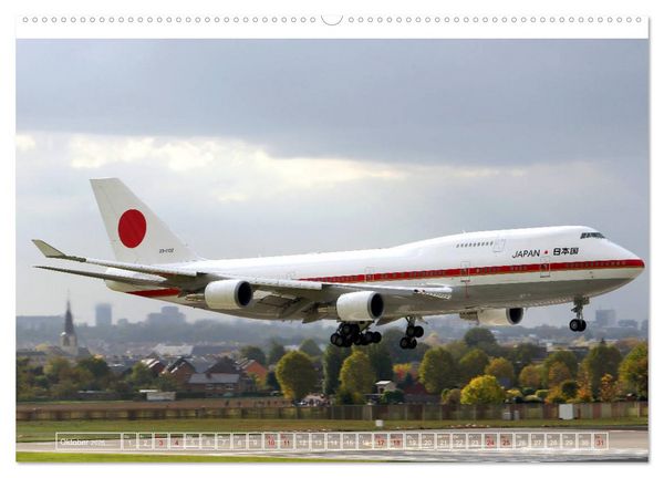 Produktbild: Boeing 747 - die K&ouml;nigin der L&uuml;fte (Wandkalender 2026 DIN A2 quer), CALVENDO Monatskalender