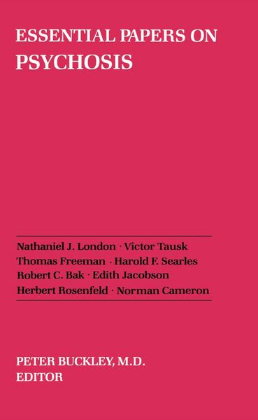 Produktbild: Essential Papers on Psychosis