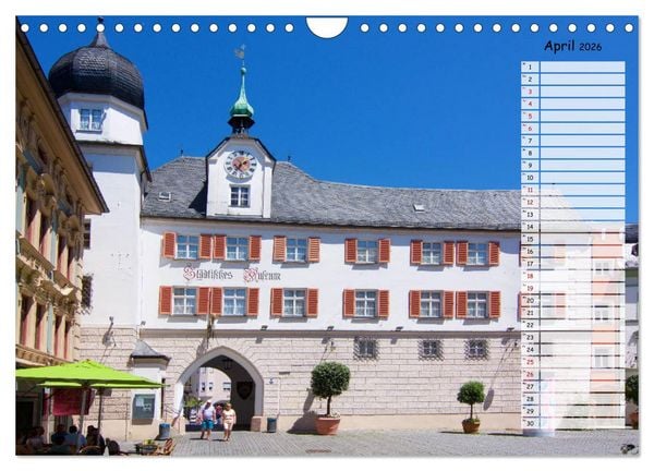 Produktbild: Eine Perle Oberbayerns - Rosenheim (Wandkalender 2026 DIN A4 quer), CALVENDO Monatskalender