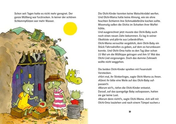 Produktbild: Die Olchis im Land der Dinos