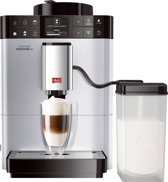 Melitta Passione OT F53/1-101 Kaffeevollautomat Silber-Schwarz