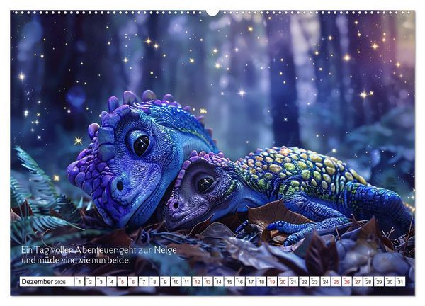 Produktbild: Ein Saurier namens Sori (Wandkalender 2026 DIN A2 quer), CALVENDO Monatskalender