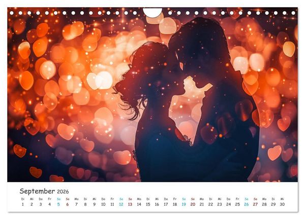 Produktbild: Die Melodie der Liebe (Wandkalender 2026 DIN A4 quer), CALVENDO Monatskalender