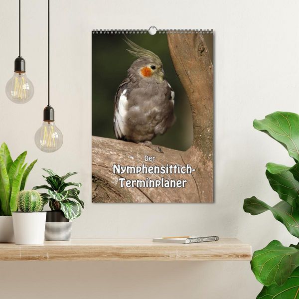 Produktbild: Der Nymphensittich-Terminplaner (Wandkalender 2026 DIN A3 hoch), CALVENDO Monatskalender